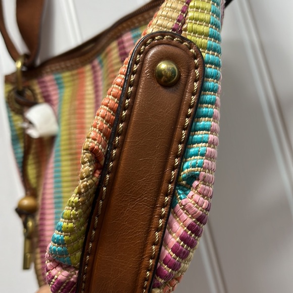 Fossil multicolored shoulder bag. - Picture 3 of 9